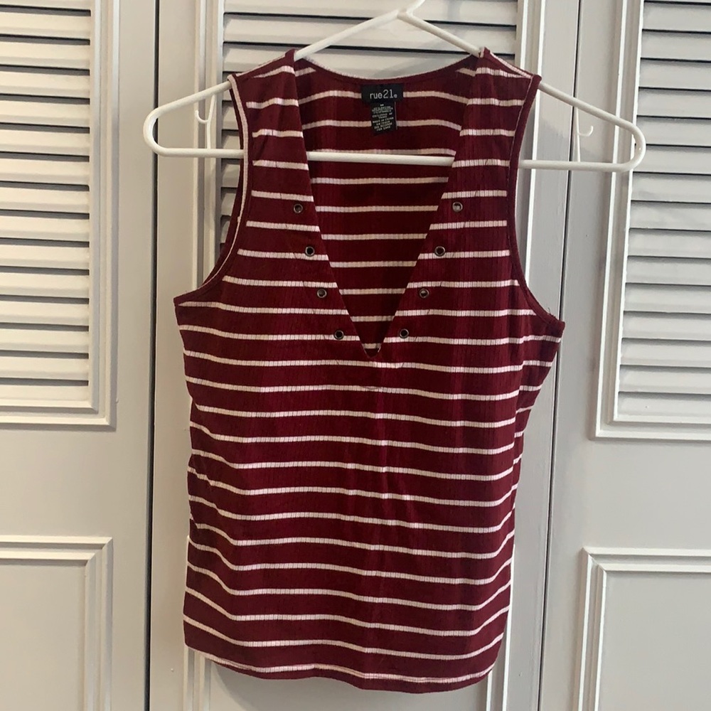 Striped tank top